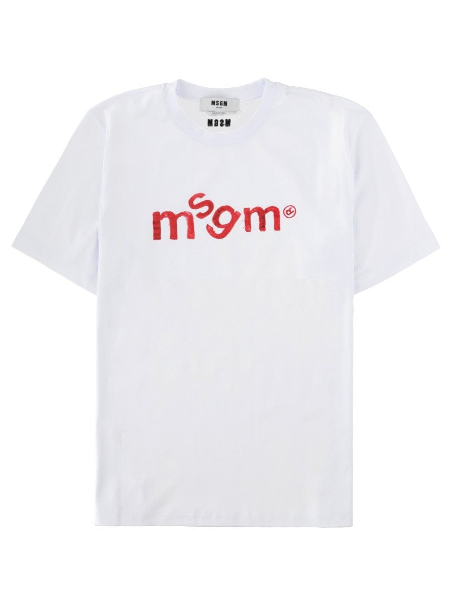 msgm msgm - T-SHIRT CON LOGO
