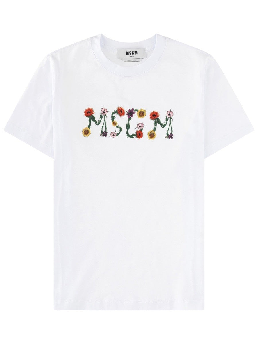 msgm - T-SHIRT CON LOGO t-shirt-con-logo_e9407f1c-4854-42db-b3b5-fb9a86272b24