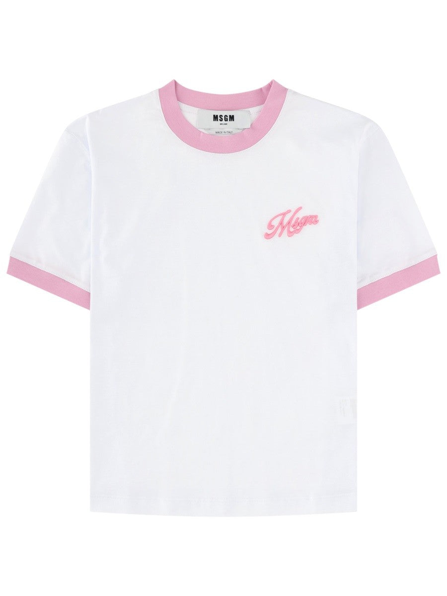 msgm msgm - T-SHIRT CON LOGO