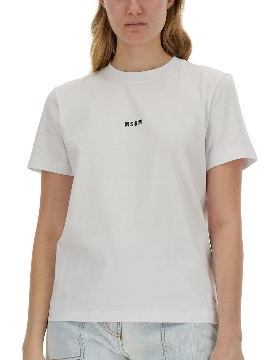 T-SHIRT CON MICRO LOGO