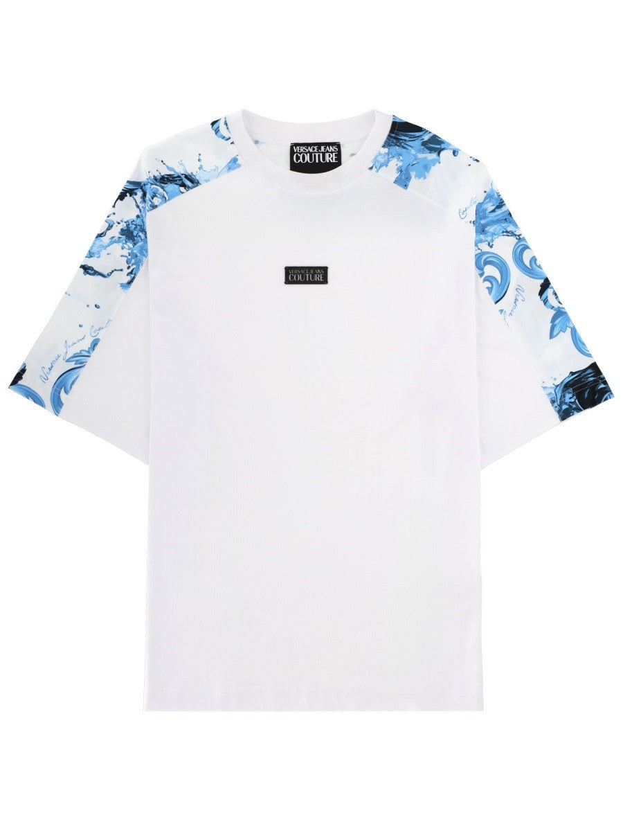 Versace Jeans Couture Versace Jeans Couture - T-SHIRT CON PLACCA LOGO