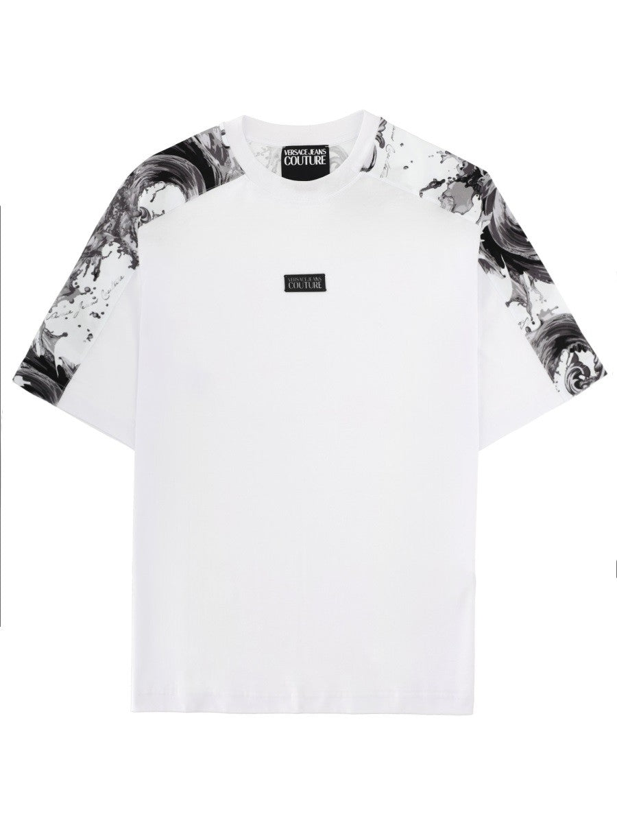 Versace Jeans Couture Versace Jeans Couture - T-SHIRT CON PLACCA LOGO