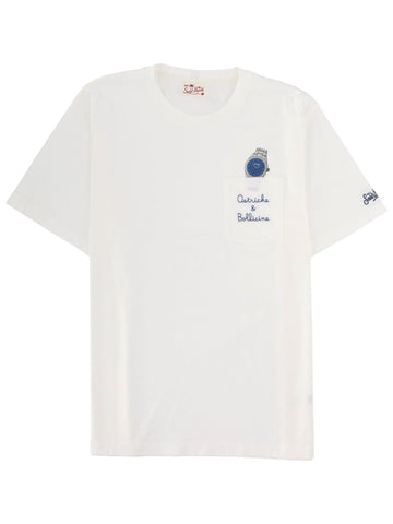 MC2 SAINT BARTH - Embroidered T-shirt with Watch Pattern Pocket t-shirt-con-ricamo_a5d77847-7166-49a8-afe2-5a69219fdd77