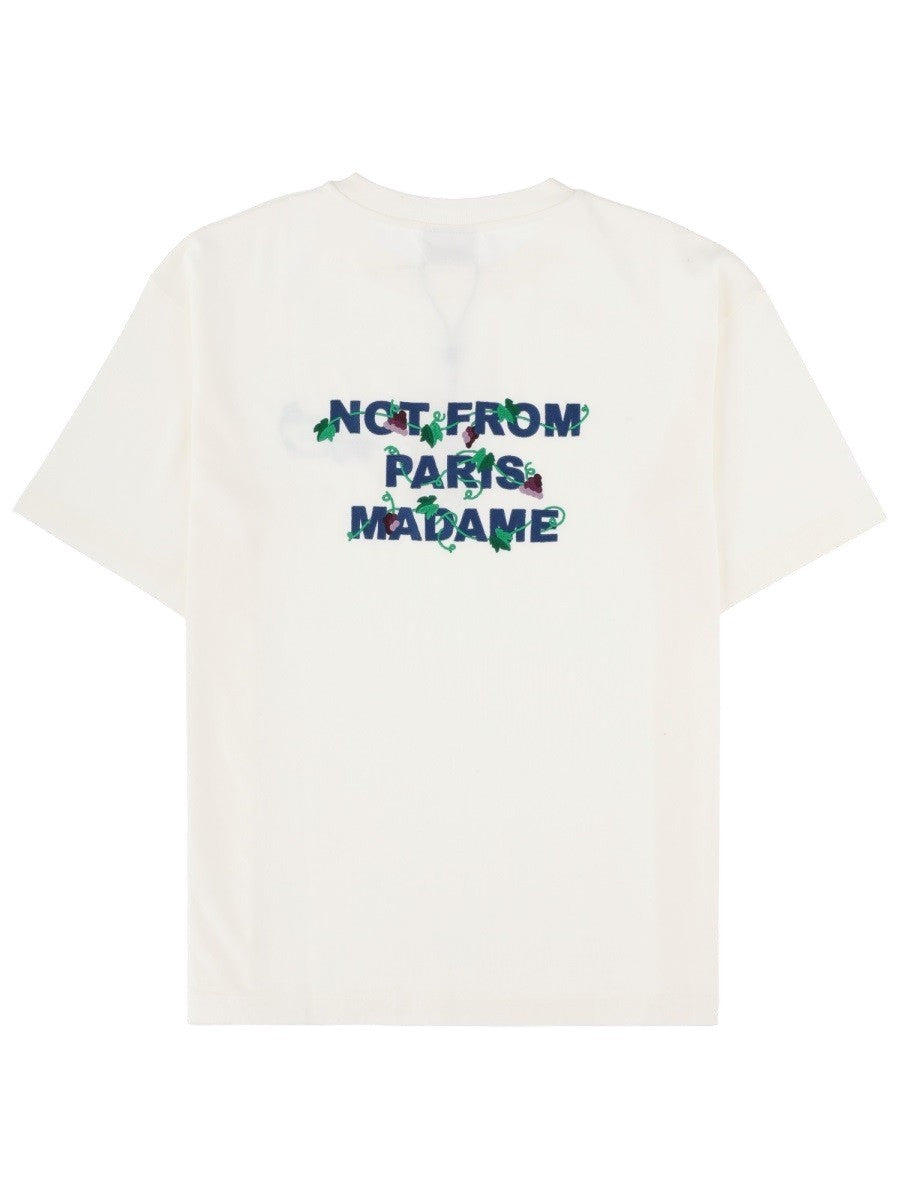 Drole De Monsieur - Cotton T-shirt with Slogan t-shirt-con-slogan_381ae3c5-49a2-41c5-bb71-32bbdd9519b1