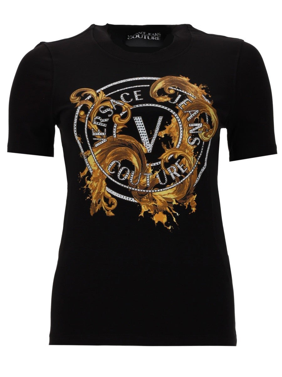 Versace Jeans Couture - T-SHIRT CON STAMPA LOGO t-shirt-con-stampa-logo_8a23dd3f-28a7-4cea-972f-aab8fb8ed885