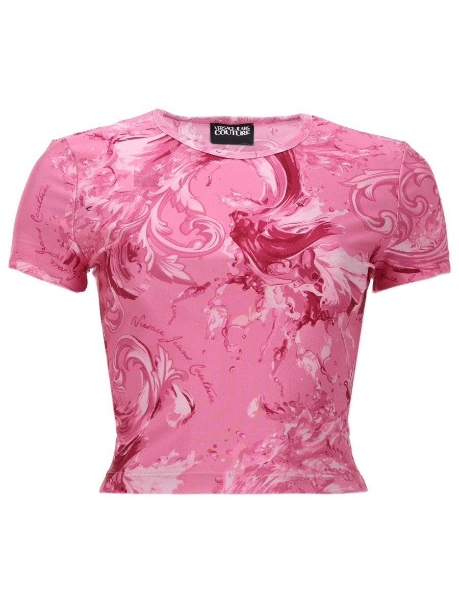 Versace Jeans Couture Versace Jeans Couture - T-SHIRT CON STAMPA "WAVE"