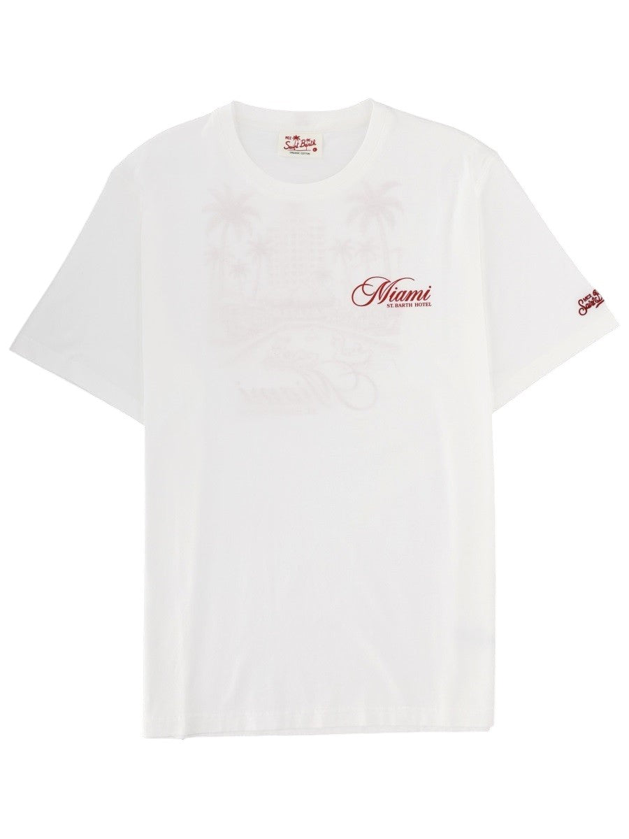 MC2 SAINT BARTH - "Miami" Printed T-shirt t-shirt-con-stampa_35998b26-49c9-4e93-8fc5-d0996ec63fab