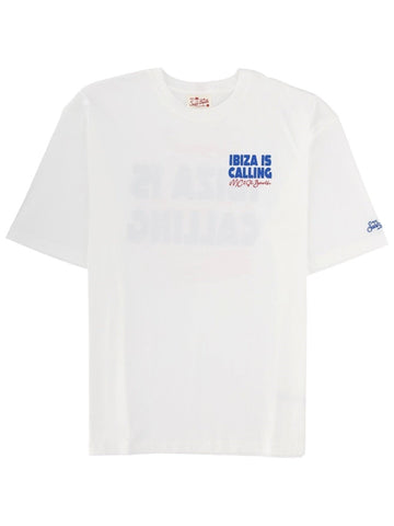 MC2 SAINT BARTH - Ibiza Is Calling Printed T-Shirt - White t-shirt-con-stampa_791abc00-2afc-413e-96a6-2a53a82098f0