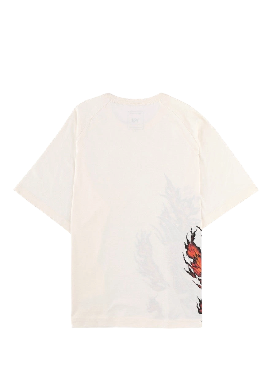 Y - 3 - T-SHIRT CON STAMPA White