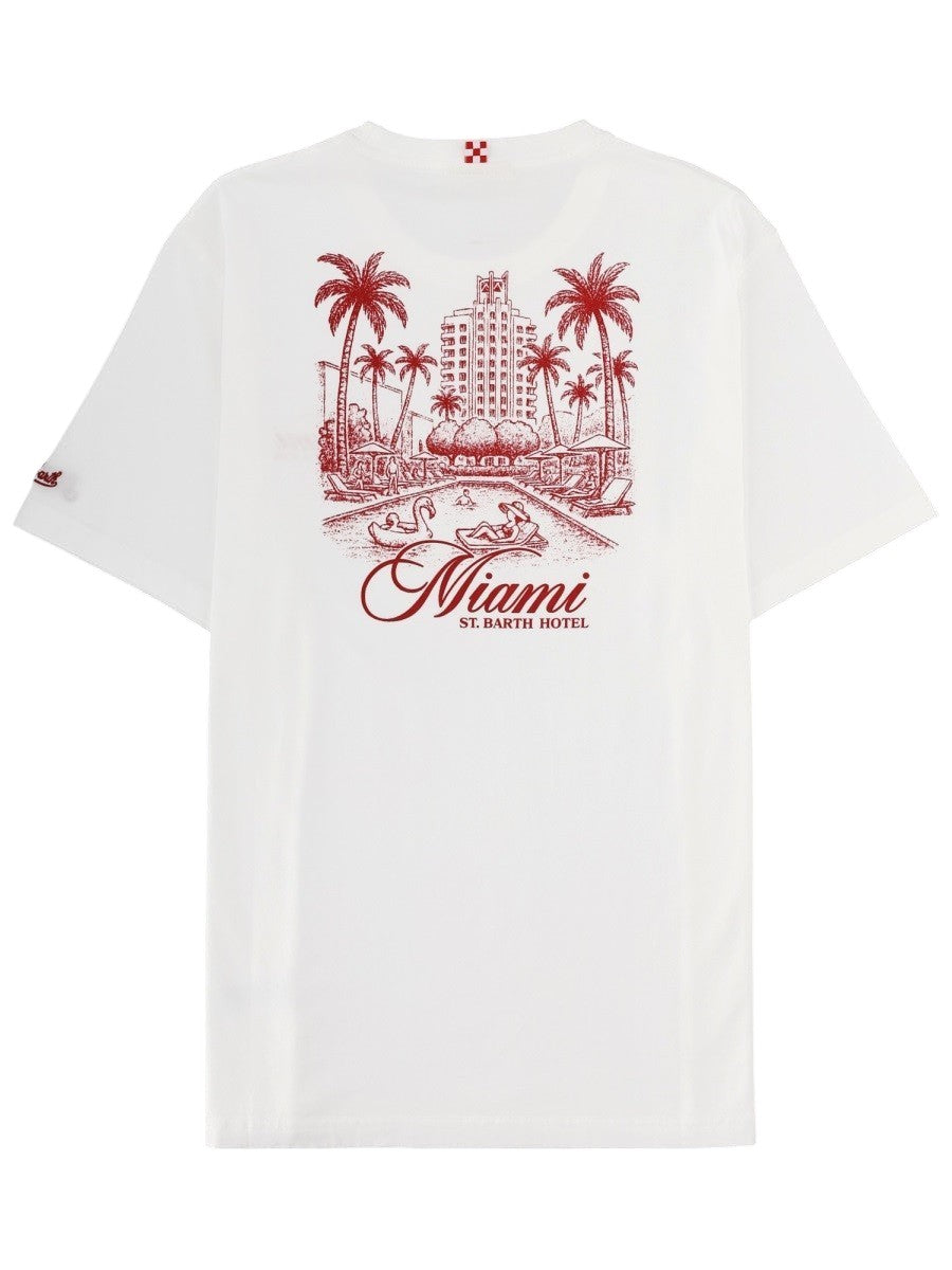 MC2 SAINT BARTH - "Miami" Printed T-shirt t-shirt-con-stampa_a0365570-888b-42ed-adf8-40329d0609c6
