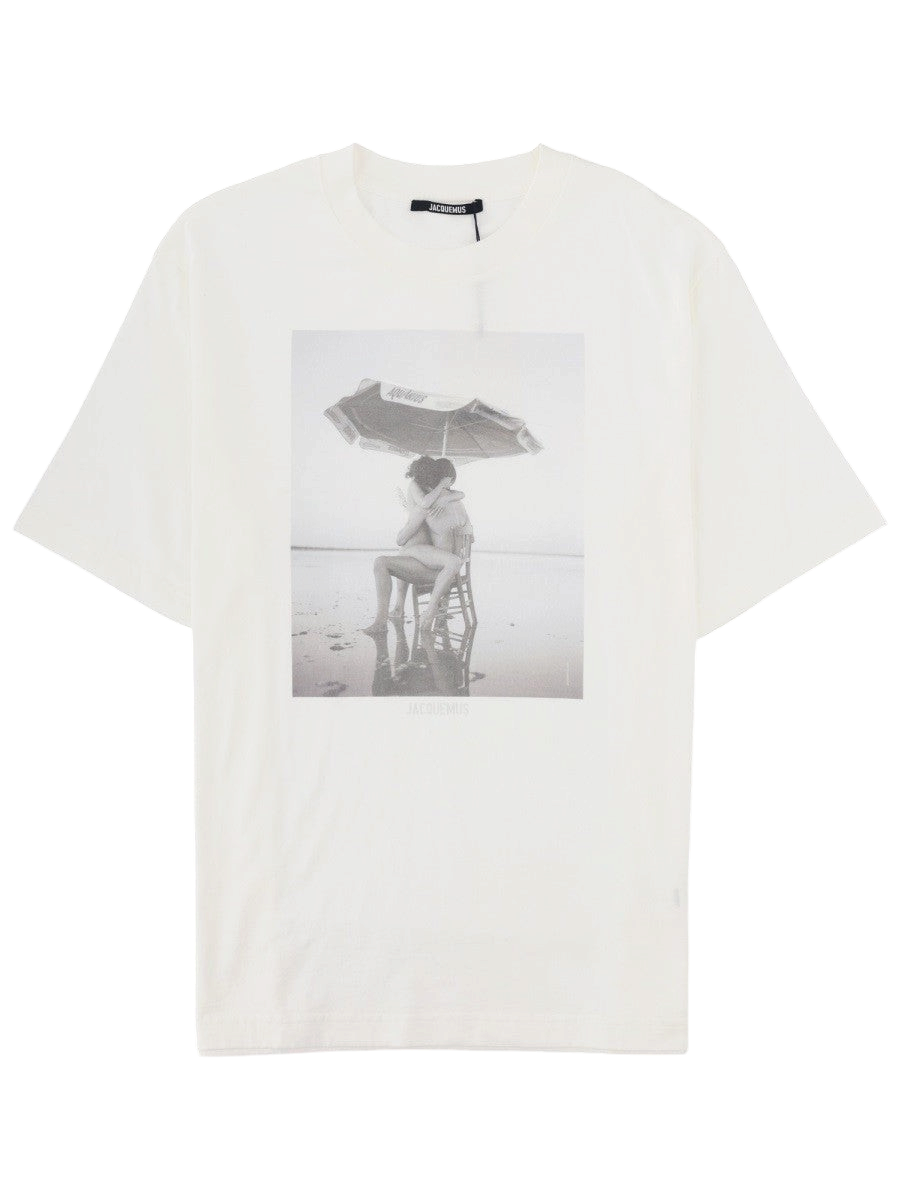 JACQUEMUS - T-SHIRT CON STAMPA White