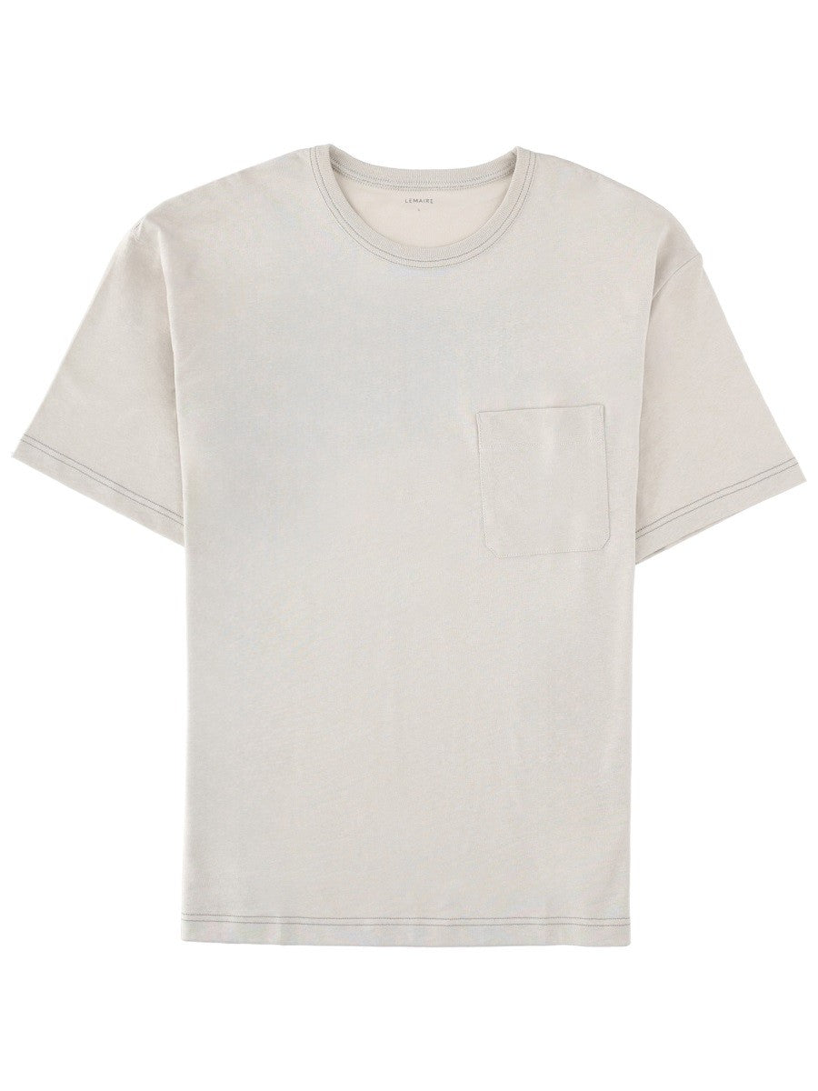LEMAIRE LEMAIRE - T-SHIRT CON TASCHINO