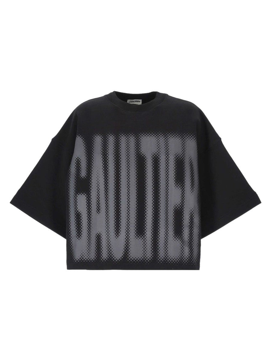 JEAN PAUL GAULTIER T-SHIRT CROPPED CON LOGO Unisex