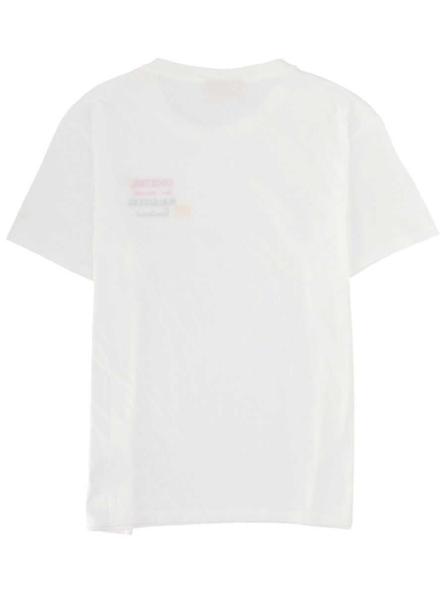 MC2 SAINT BARTH - Emilie White Cotton T-shirt with Coctail Logo t-shirt-emilie_5f396eec-f620-4334-ba7b-fc0a71f4262c