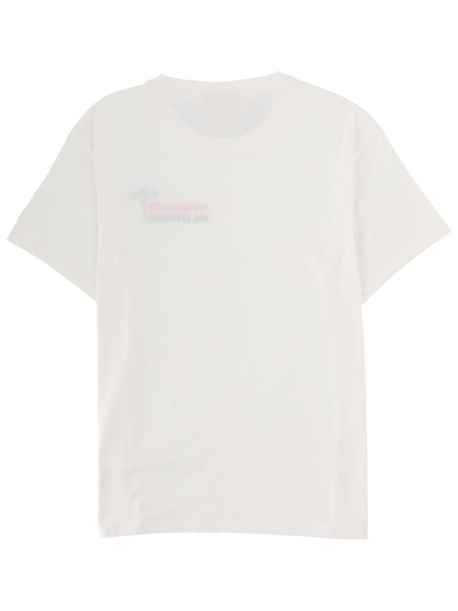 MC2 SAINT BARTH - Emilie White T-shirt "ARBBRONZATA" t-shirt-emilie_fdf7fb87-d55d-4488-b2f6-d428ff369191