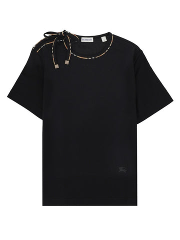 Burberry - T-SHIRT IN COTONE CON FIOCCO