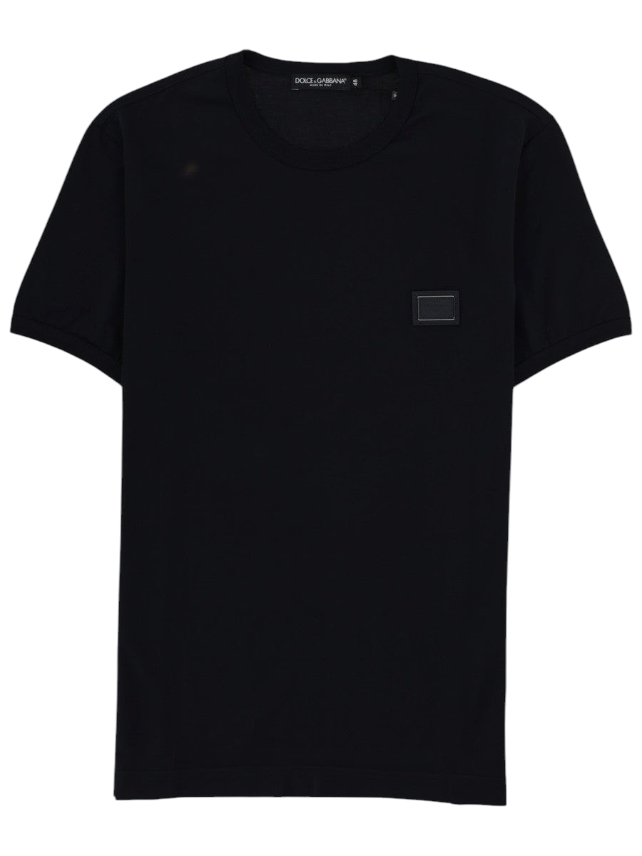Dolce & Gabbana - Cotton T-Shirt - Black Blue
