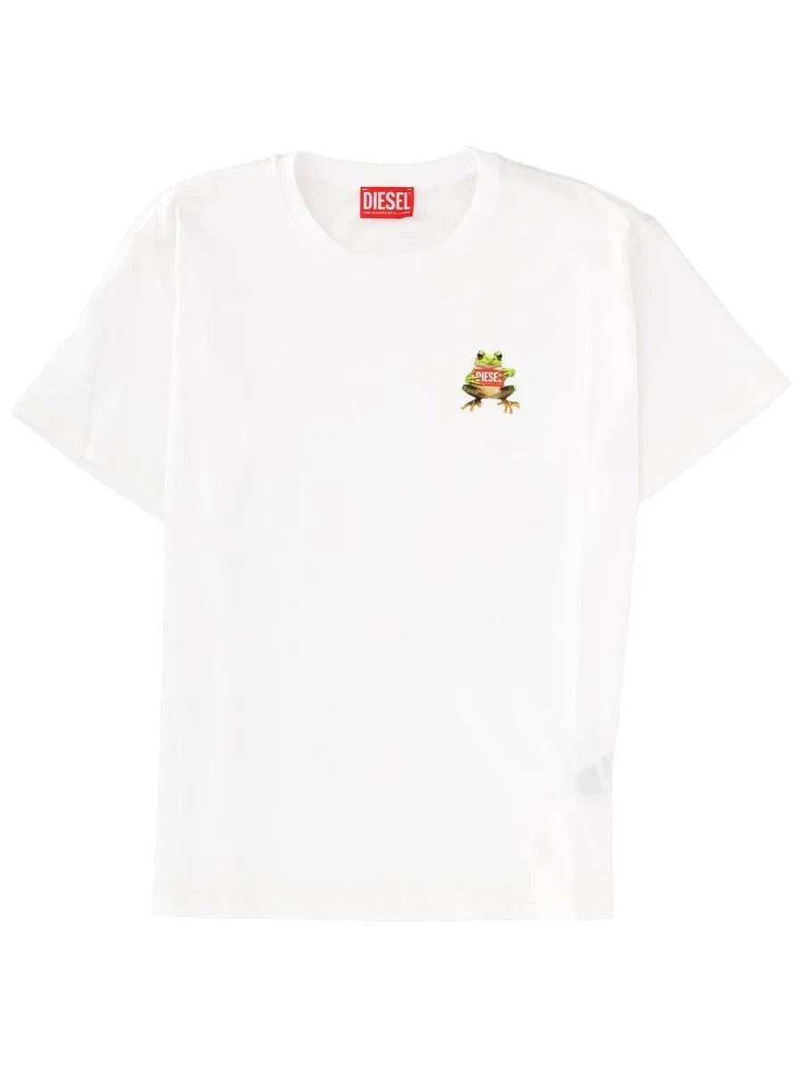 Diesel Diesel - T-SHIRT IN COTONE CON STAMPA LOGO