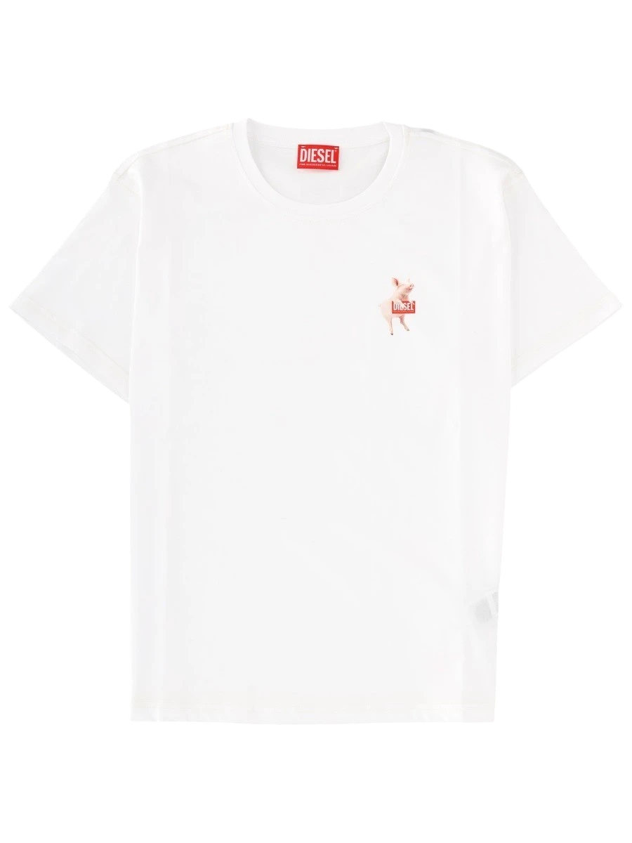 Diesel Diesel - T-SHIRT IN COTONE CON STAMPA LOGO