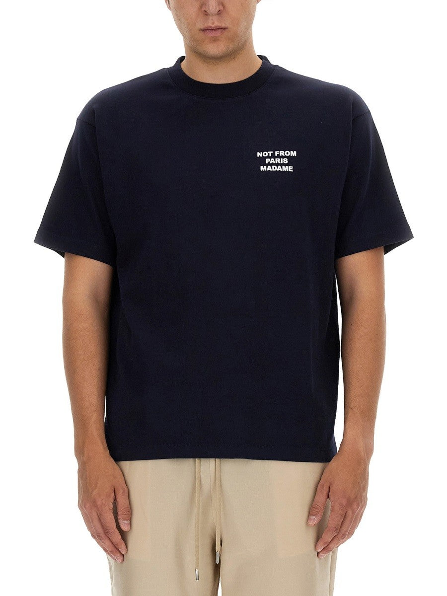 Drole De Monsieur - T-SHIRT IN COTONE t-shirt-in-cotone_10f75639-9adf-48b3-b0c2-63876ca7fbc3