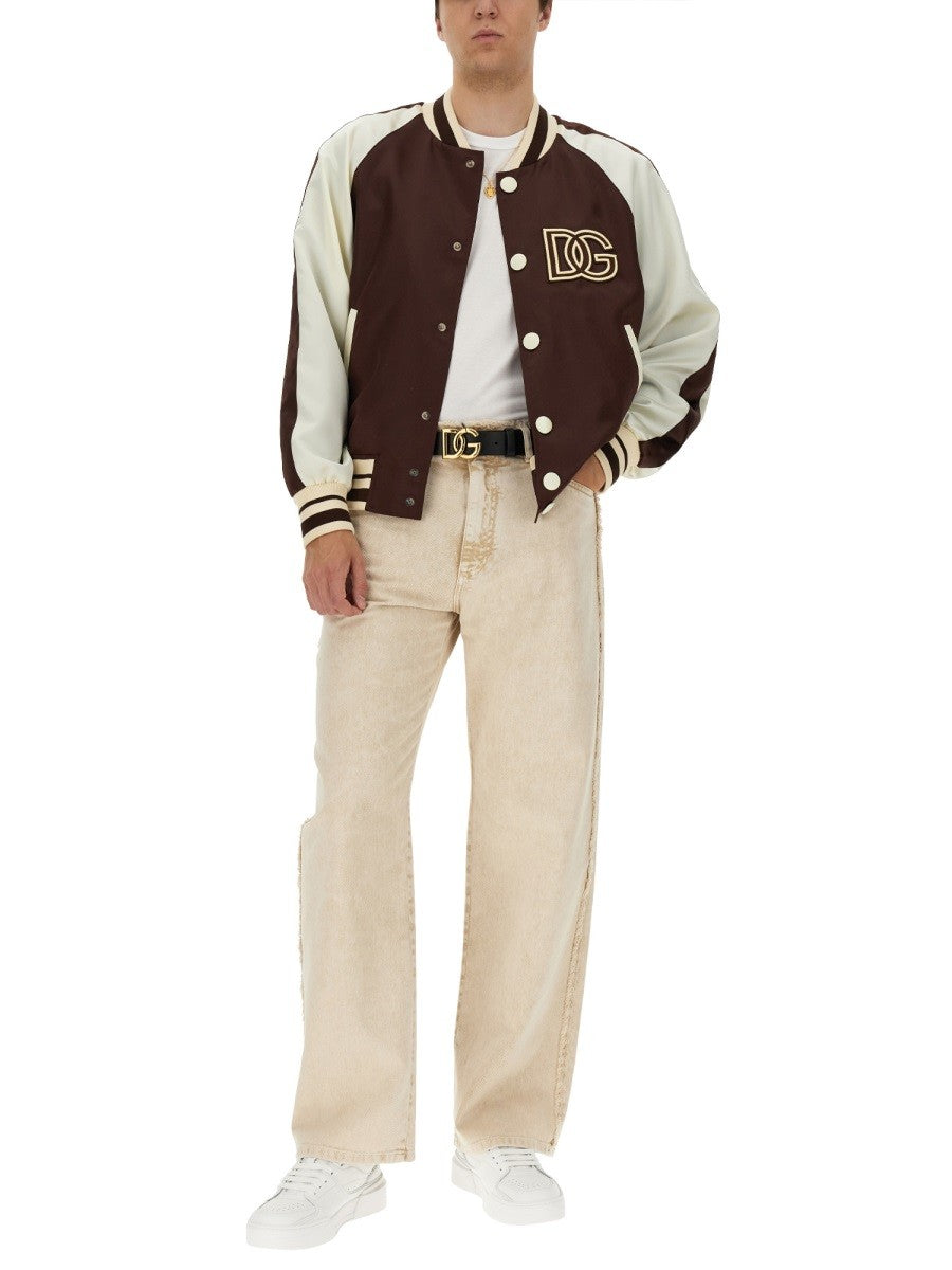 "BEE AND CROWN" EMBROIDERED T-SHIRT