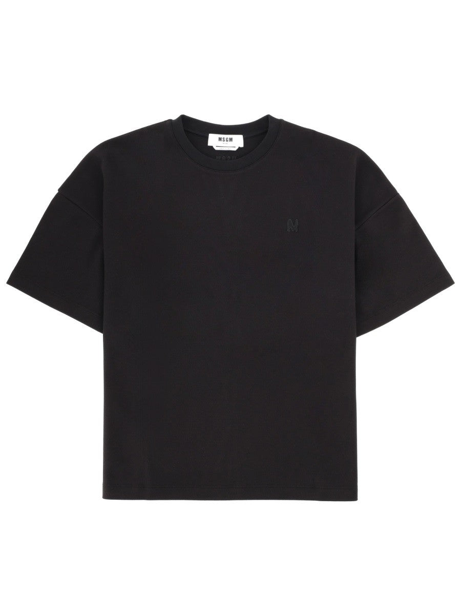 msgm msgm - T-SHIRT IN COTONE