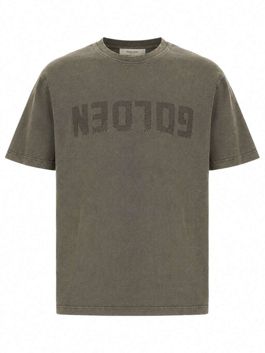 Golden Goose - Cotton T-shirt GREEN