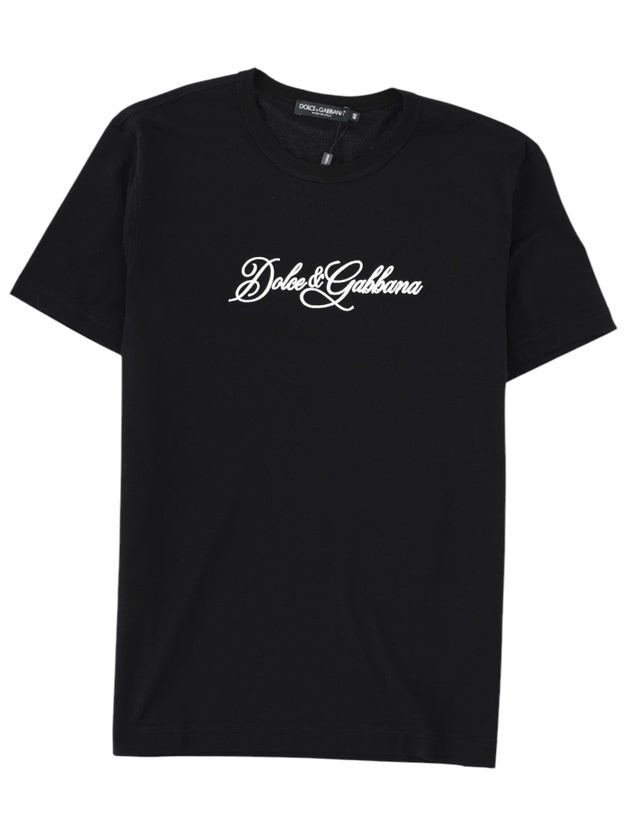 Dolce & Gabbana - Cotton T-shirt Black