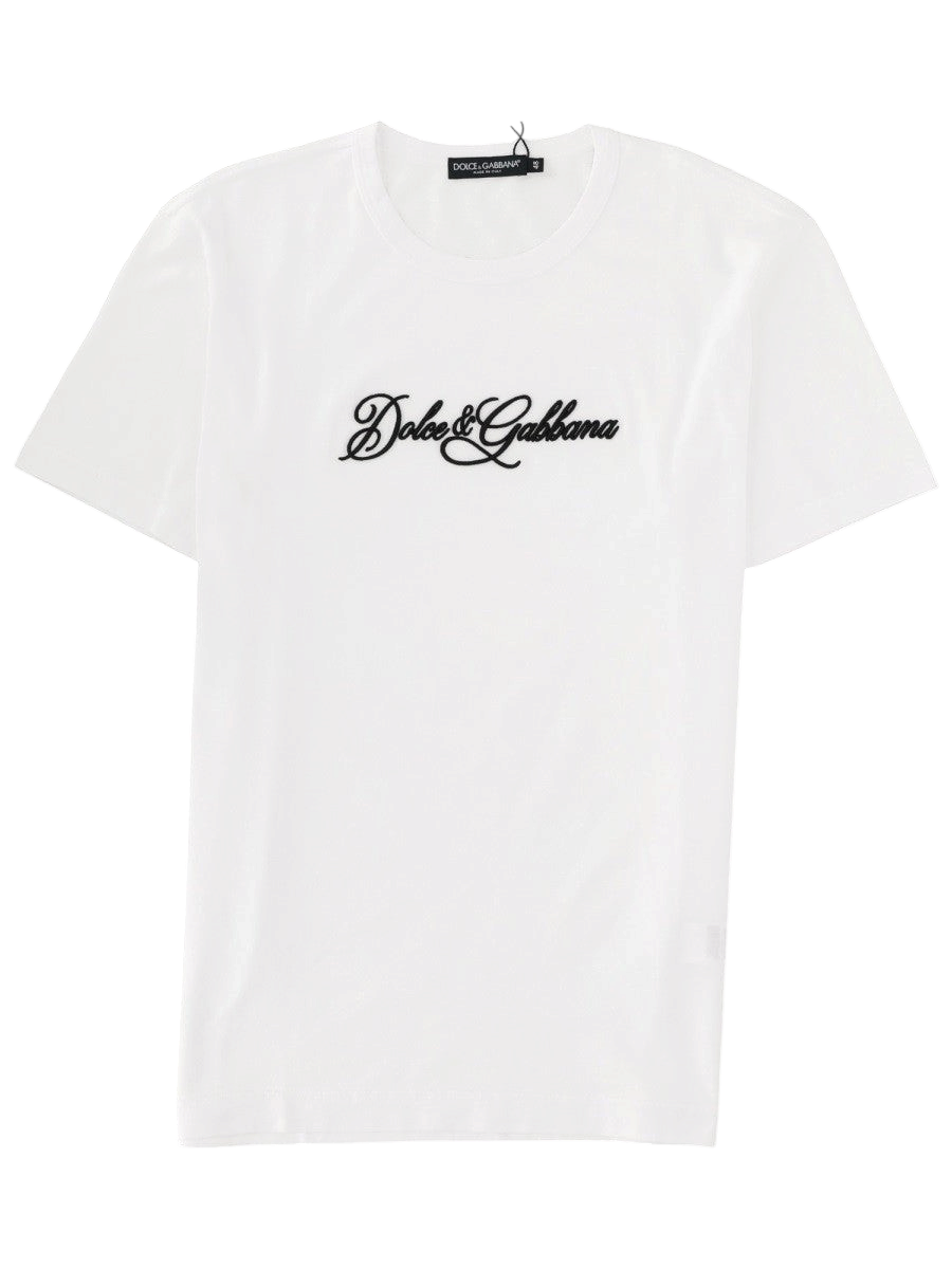 Dolce & Gabbana - T-SHIRT IN COTONE White