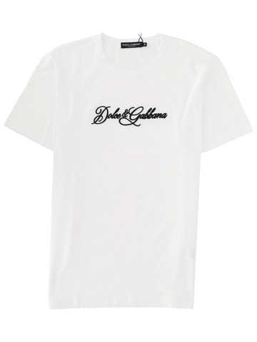 Dolce & Gabbana - T-SHIRT IN COTONE White