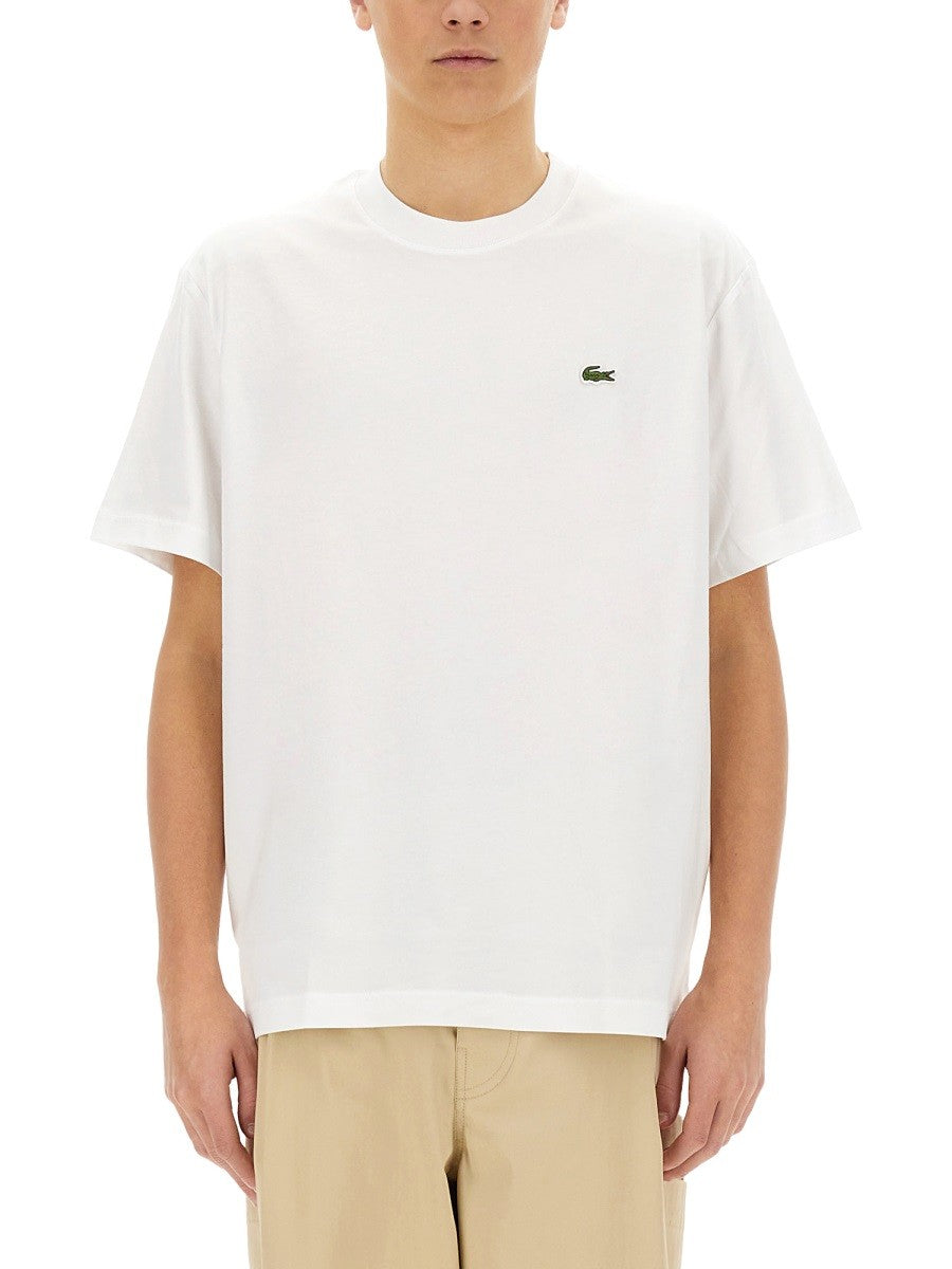 Lacoste - COTTON T-SHIRT t-shirt-in-cotone_ef42e335-2b4b-42e1-979e-9827151aa4cd
