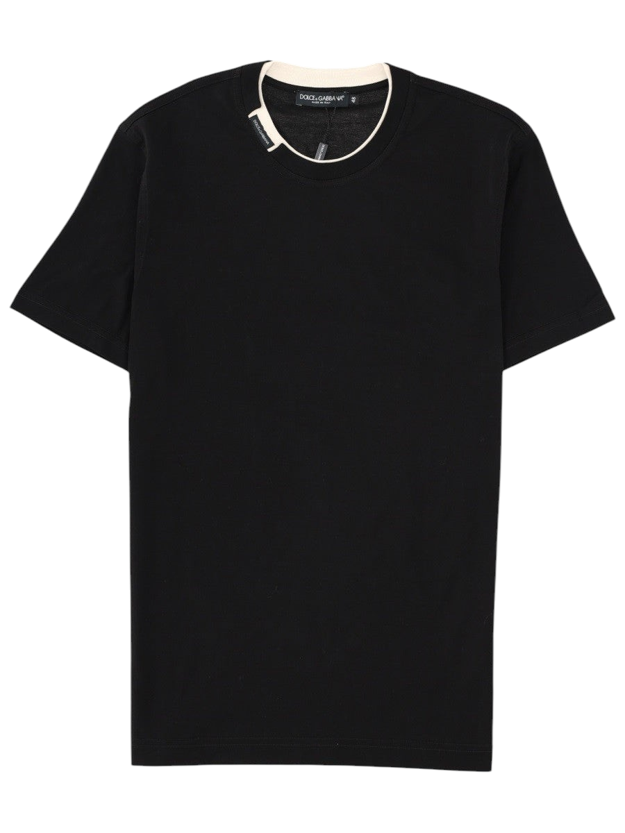 Dolce & Gabbana - Cotton T-shirt Black
