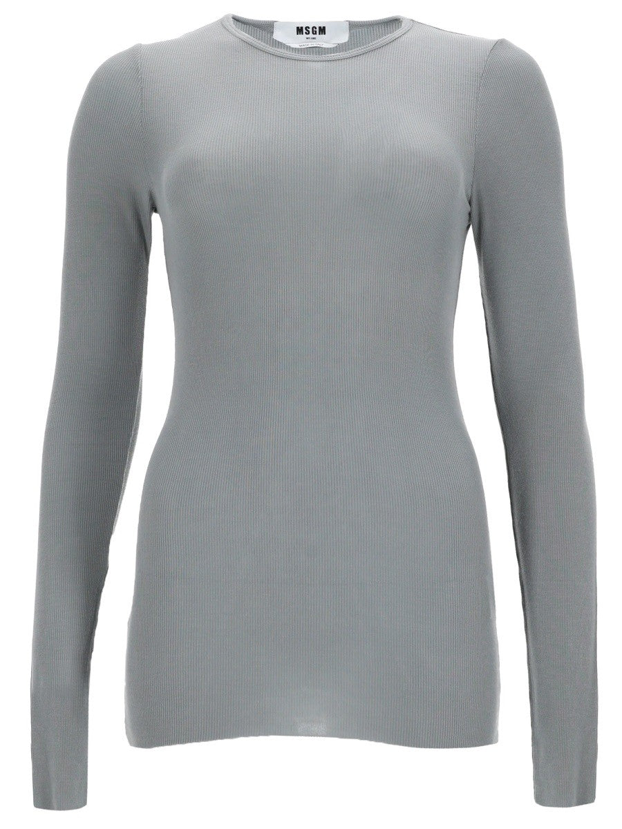 msgm - T-SHIRT IN VISCOSA t-shirt-in-viscosa