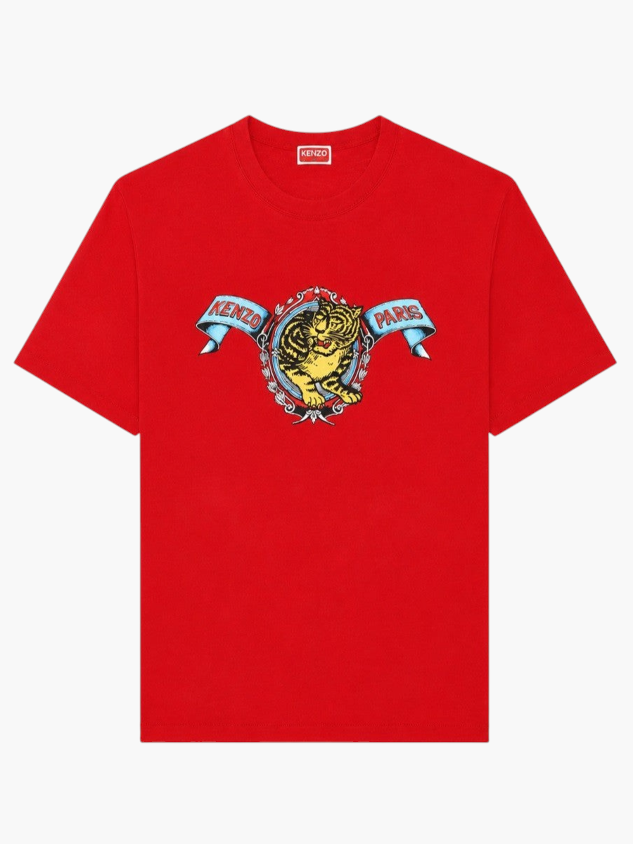 Kenzo - T-SHIRT "JUMPING TIGER" Red