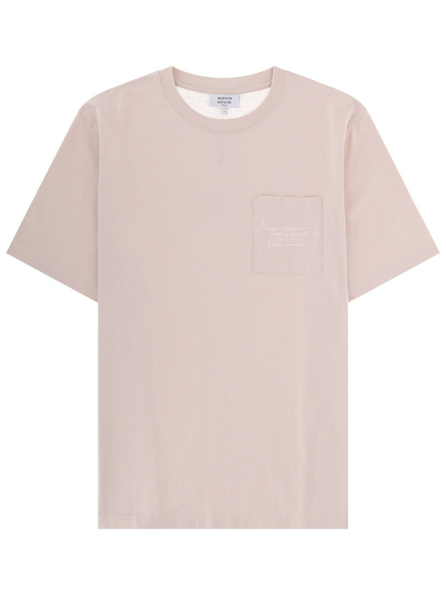 Maison Kitsune Maison Kitsune - T-SHIRT "POETIC SCRIPT"