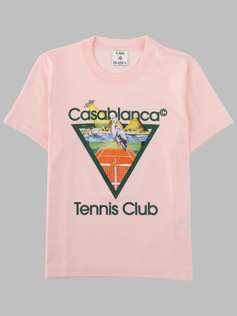 CASABLANCA CASABLANCA - T-SHIRT "PYRAMID ABDUCTION"