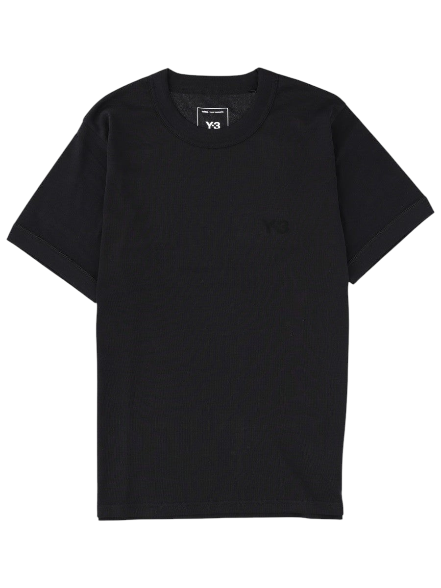 Y - 3 - T-SHIRT SLIM FIT CON LOGO Black