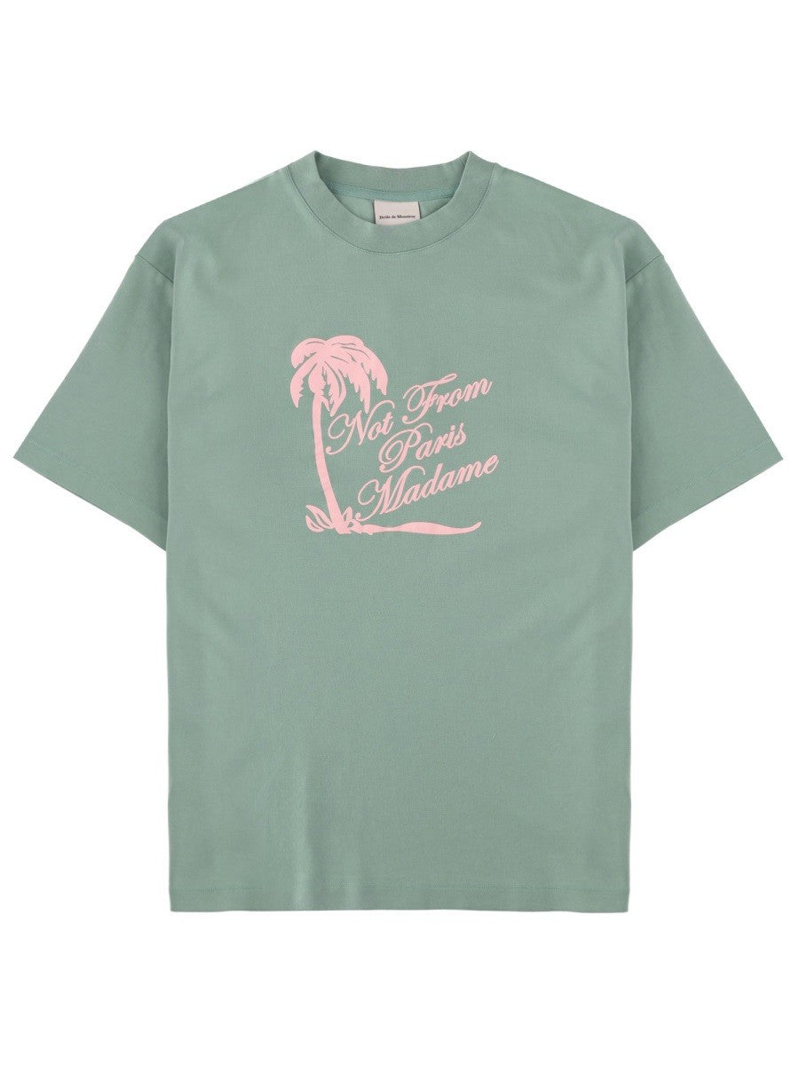 Drole De Monsieur Drole De Monsieur - T-SHIRT "SLOGAN PALMIERS"