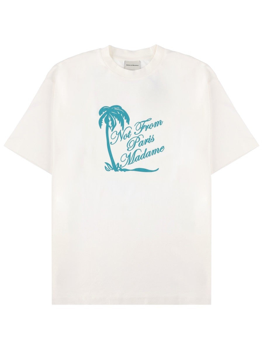 Drole De Monsieur Drole De Monsieur - T-SHIRT "SLOGAN PALMIERS"