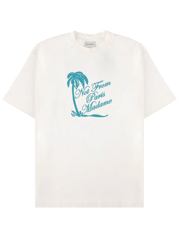 Drole De Monsieur Drole De Monsieur - T-SHIRT "SLOGAN PALMIERS"