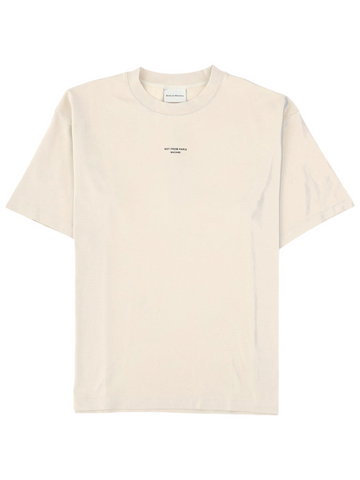 Drole De Monsieur - T-SHIRT "SLOGAN" Ivory M