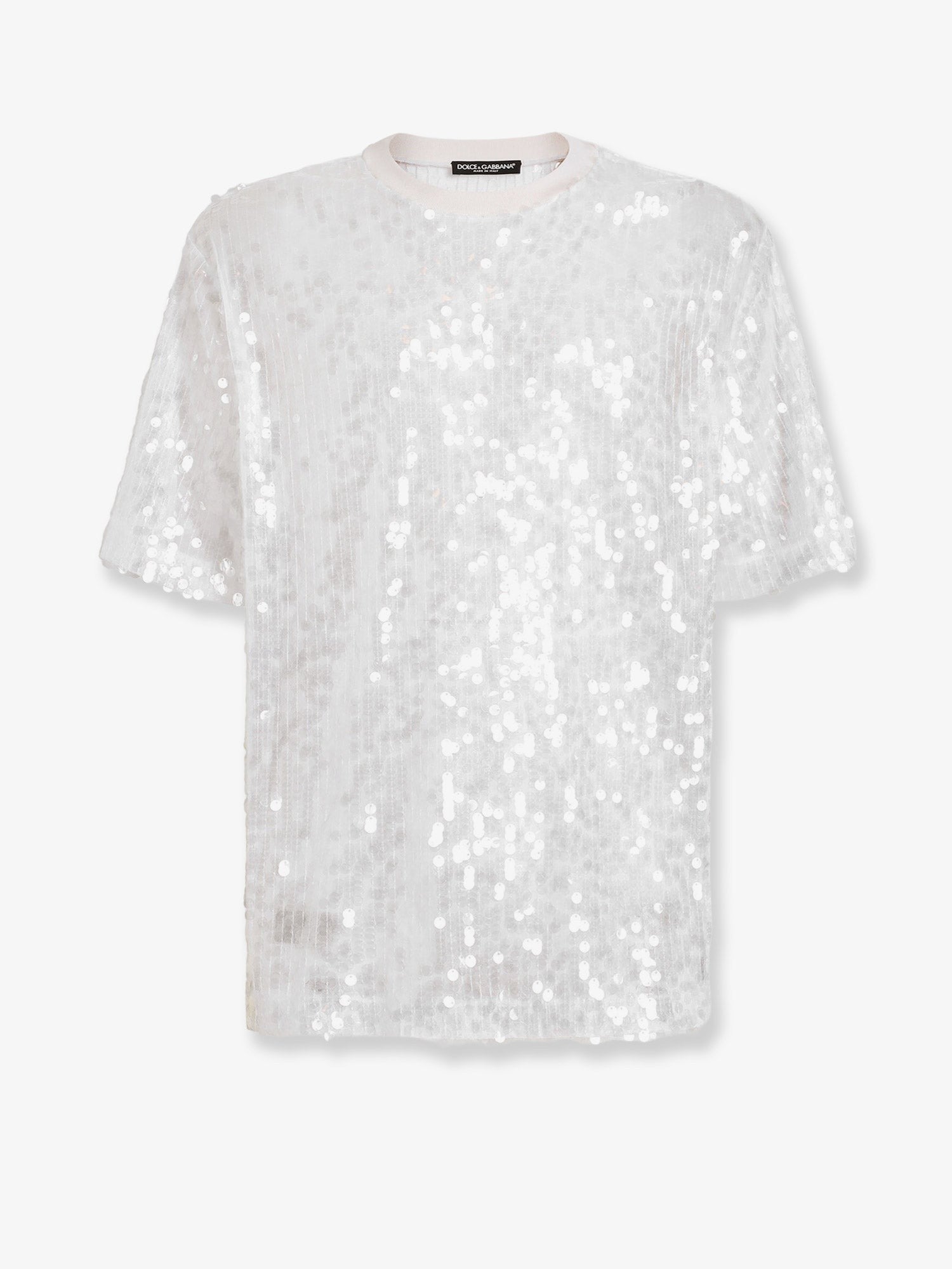 Dolce & Gabbana T-shirt with all-over sequin detail