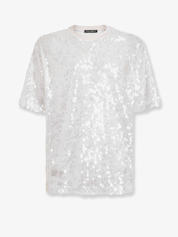 Dolce & Gabbana T-shirt with all-over sequin detail