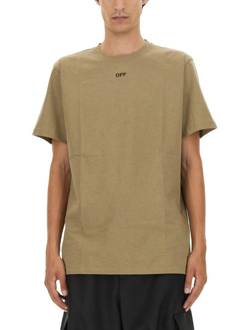 Off White - T-SHIRT WITH ARROW EMBROIDERY t-shirt-with-arrow-embroidery_3d87c253-15ae-445a-b440-322aaffe8030