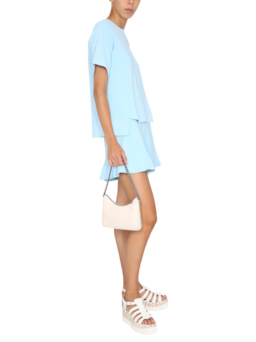 stella mccartney - T-SHIRT WITH ASYMMETRICAL HEMLINE t-shirt-with-asymmetrical-hemline_8bdbace0-a31a-4c5f-b935-4bb59071e13b