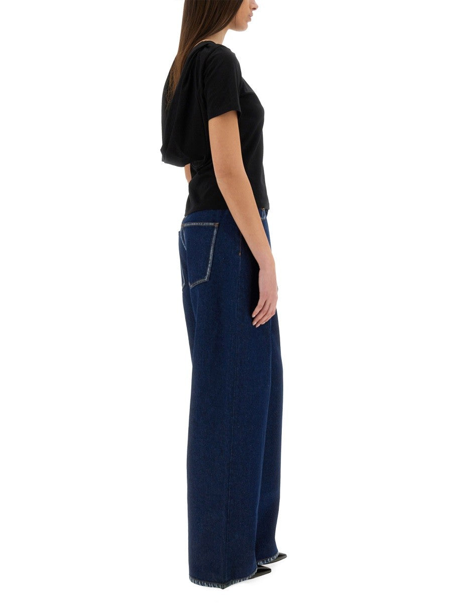 NINA RICCI - T-SHIRT WITH BACK NECKLINE t-shirt-with-back-neckline_c9eca979-2b3e-4036-bb92-f4bd326242be