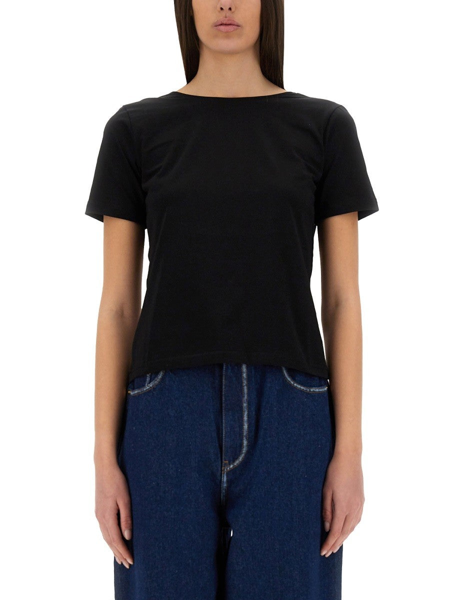 NINA RICCI - T-SHIRT WITH BACK NECKLINE t-shirt-with-back-neckline_c9eca979-2b3e-4036-bb92-f4bd326242be