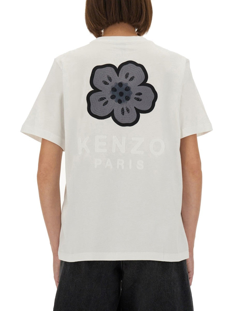 T-SHIRT WITH "BOKE FLOWER" EMBROIDERY