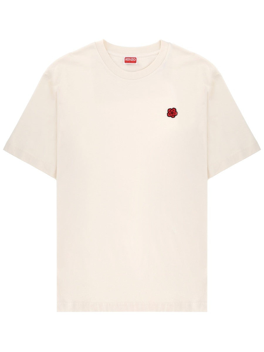 T-SHIRT WITH "BOKE FLOWER" EMBROIDERY t-shirt-with-boke-flower-embroidery_6a2d4bc3-4653-4246-be65-c76fe9ac9615