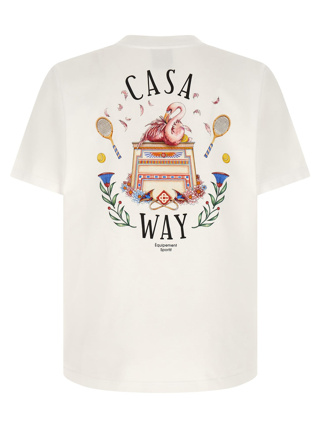 CASABLANCA - T-shirt with 'Casa Way' print White